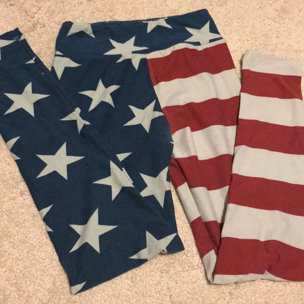 LuLaRoe flag leggings